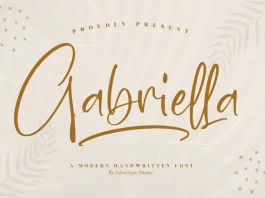 Gabriella Script Font