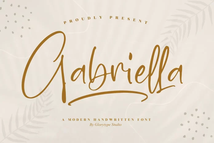Gabriella Script Font