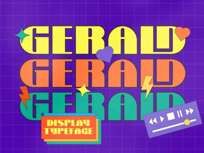 Gerald Display Typeface Font