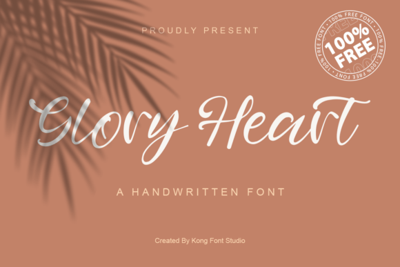 Glory Heart - Lovely Handwritten Script Font
