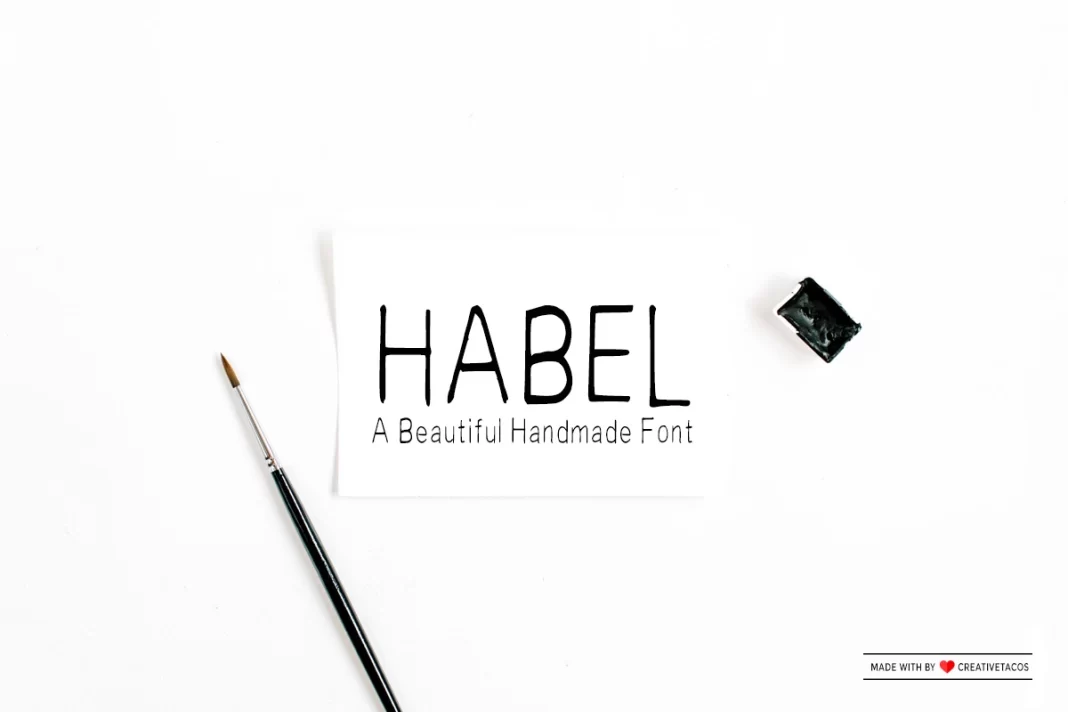 Habel - Beautiful Handmade Font