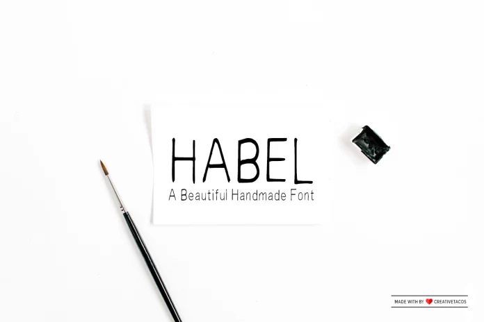 Habel - Beautiful Handmade Font