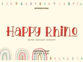 Happy Rhino Font