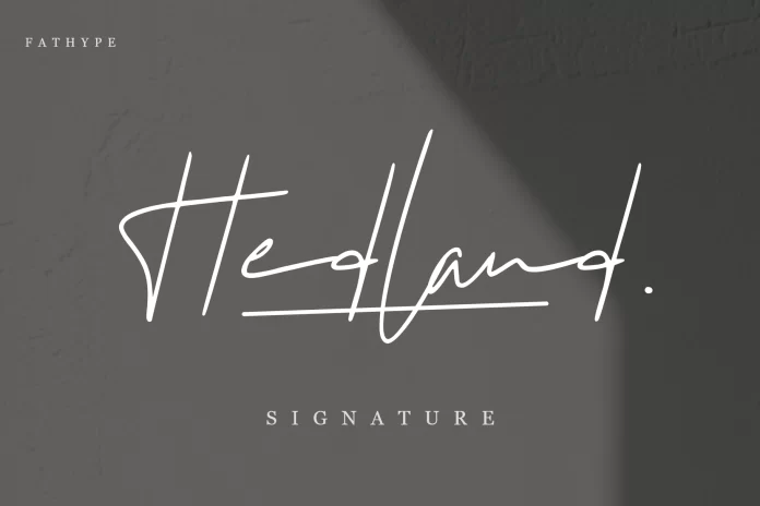 Hedland Font