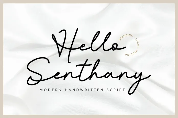 Hello Senthany Font