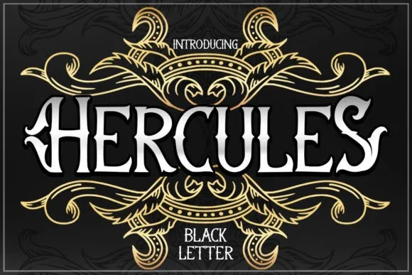 Hercules Blacklettter Font