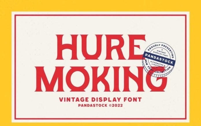 Hure Moking Font