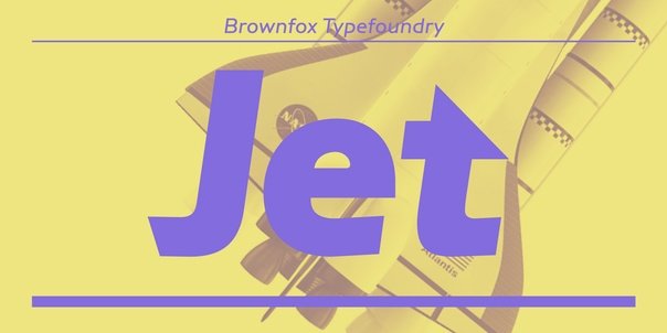 Jet font Cyrillic Font