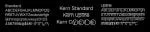 Kern Font Set