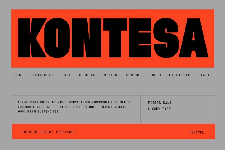 Kontesa Font