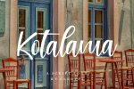 Kotalama Script Font