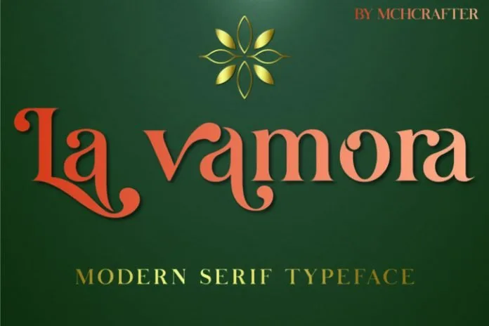 La Vamora Fancy Modern Serif font