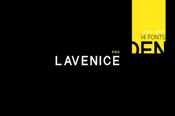 Lavenice Font