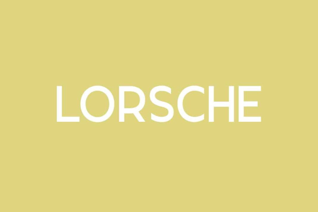 Lorsche Font