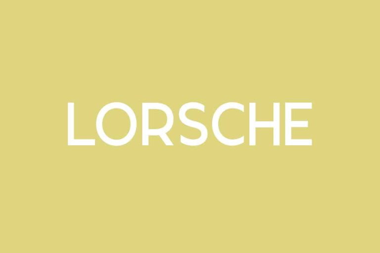 Lorsche Font
