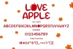 Love Apple Font