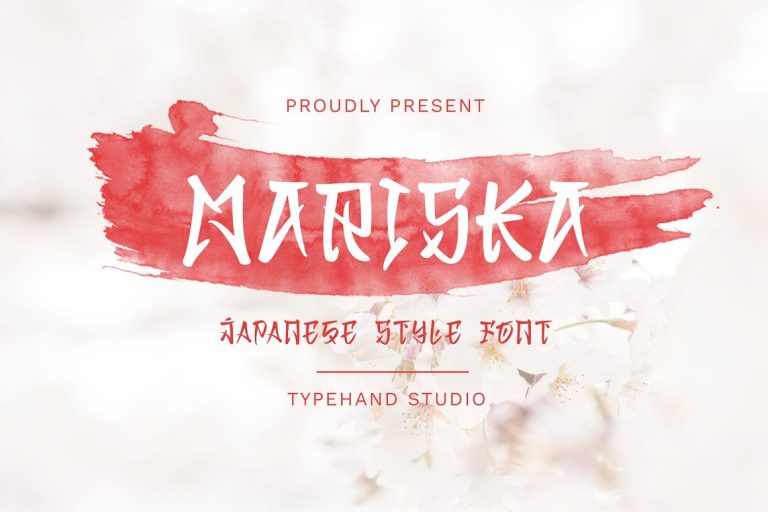 Mariska - Japanese Font