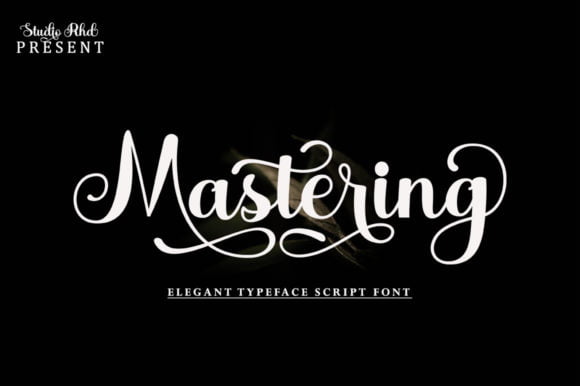 Mastering - Handwritten Script Font