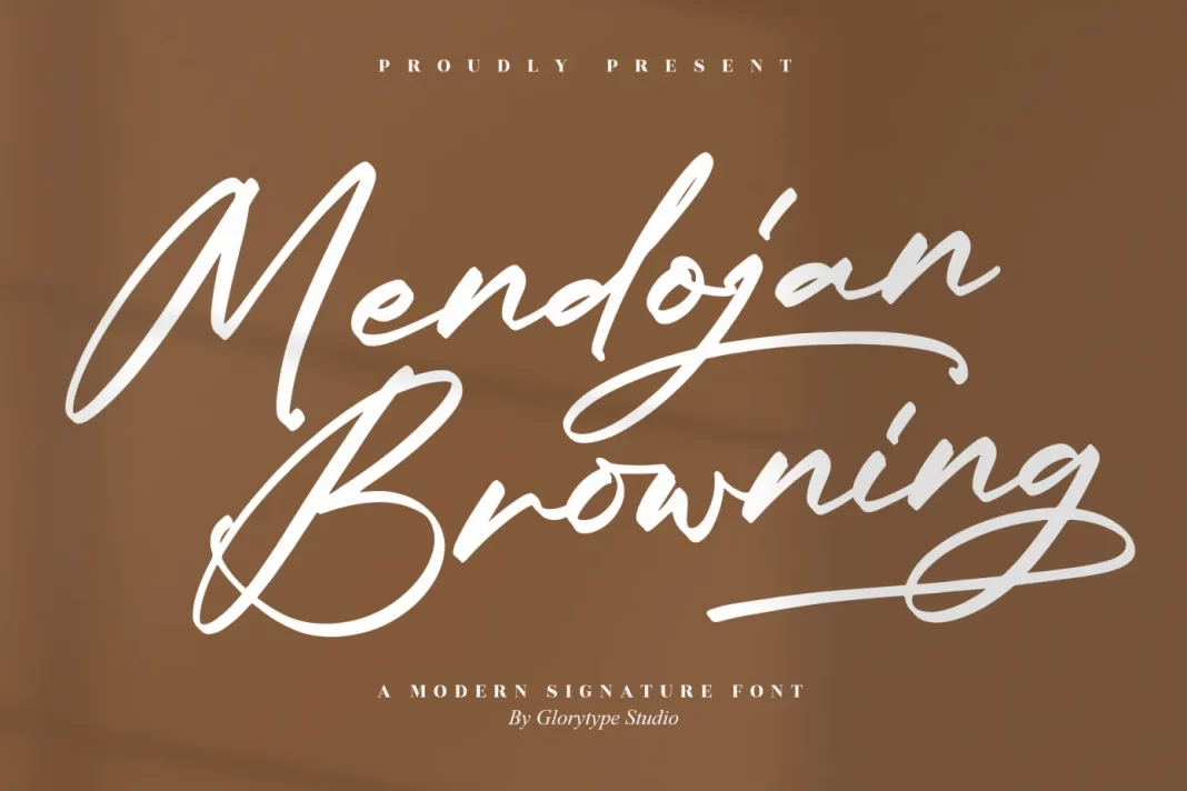 Mendoja Browning Font