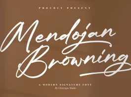 Mendoja Browning Font