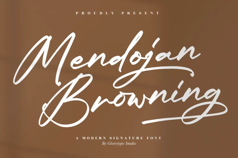 Mendoja Browning Font
