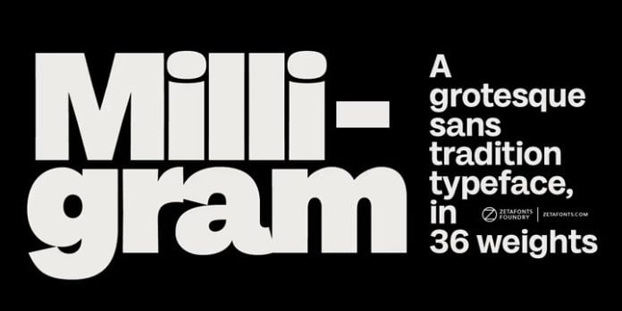 Milligram Font Family