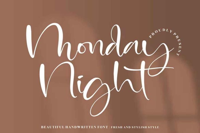 Monday Night Font