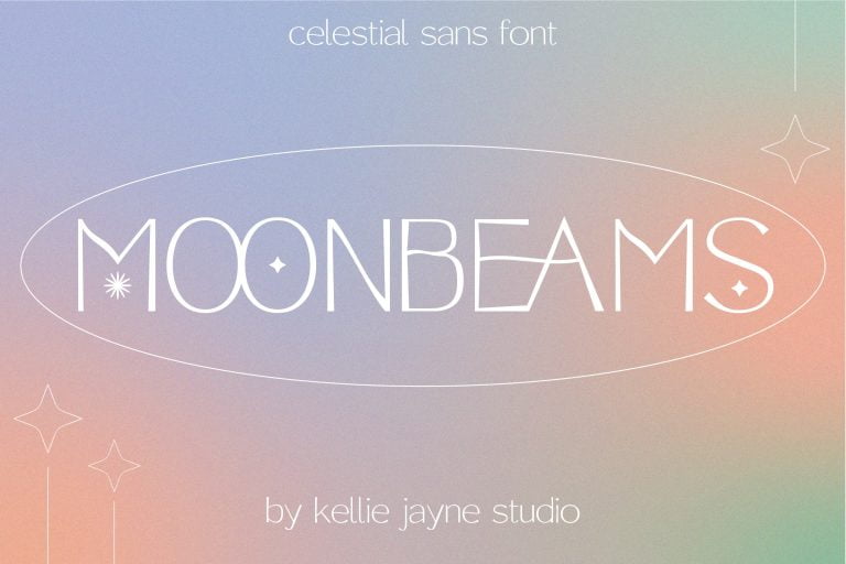 Moonbeams Sans Serif Font