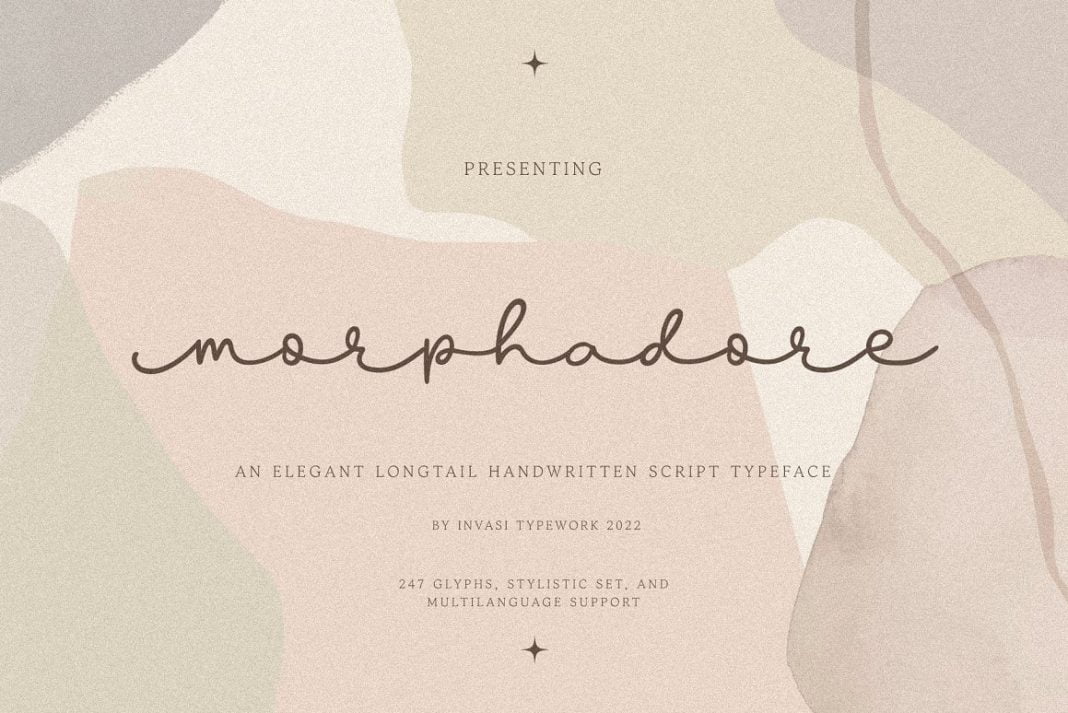 Morphadore - Longtail Script Font