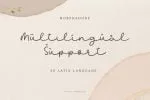 Morphadore - Longtail Script Font