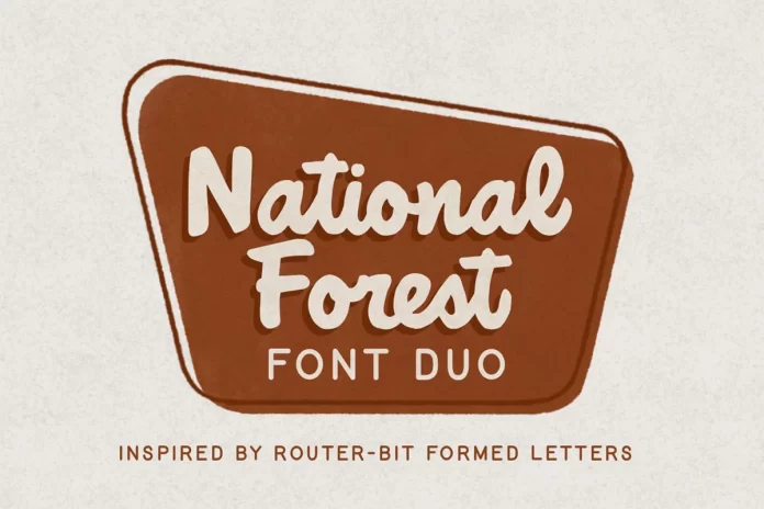 National Forest Font Duo