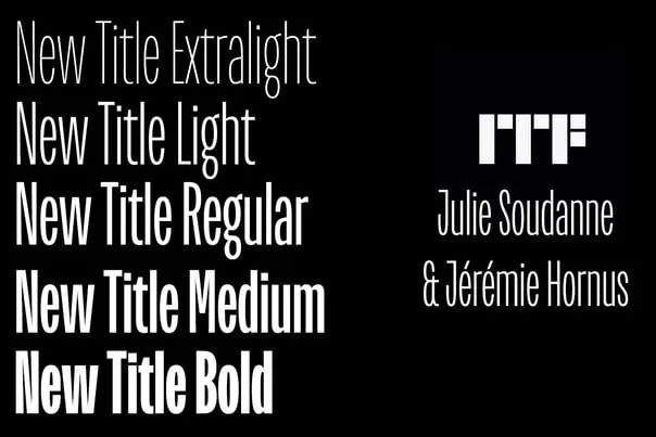New Title Font