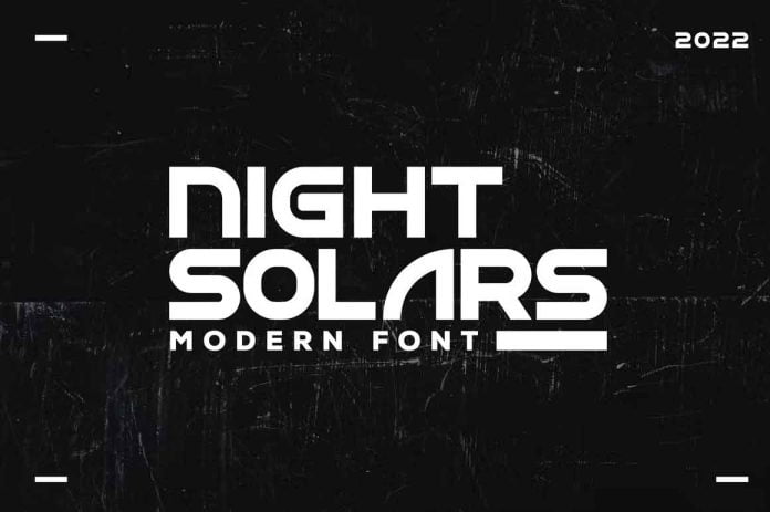 Night Solars Font