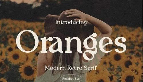 Oranges - Modern Retro Serif Font