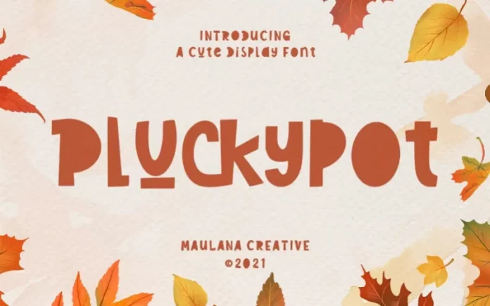Pluckypot Font