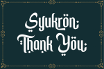 Ramadhan Mubarok Font