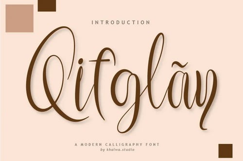 Qifglay Script Font