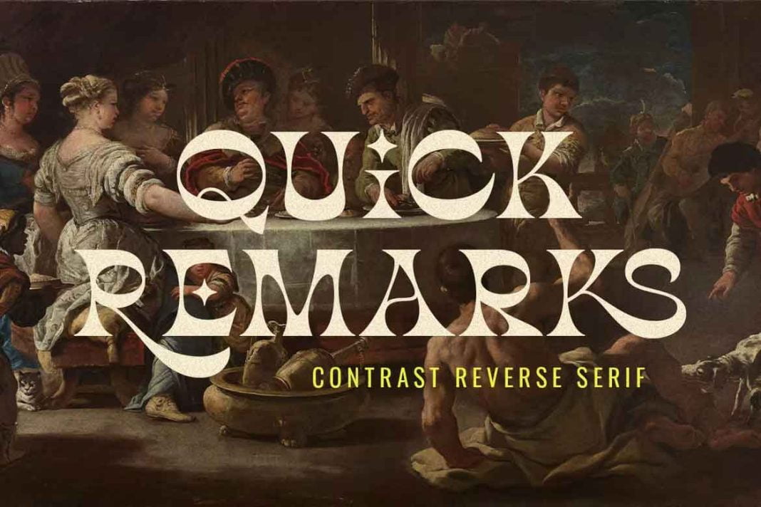 Quick Remarks Font