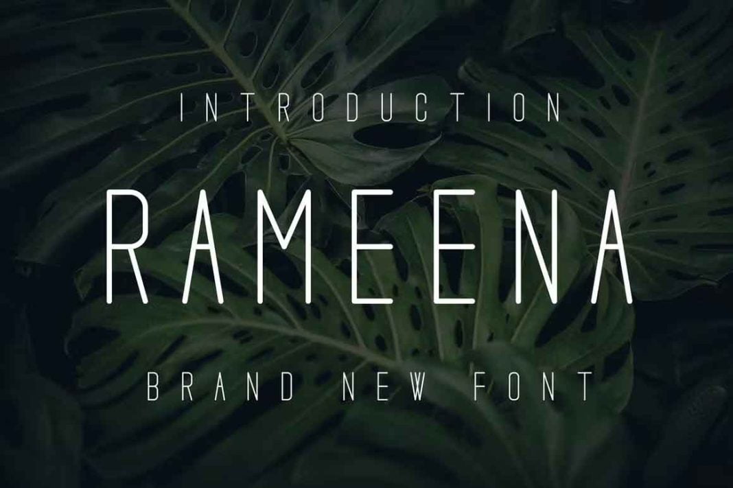 Rameena font