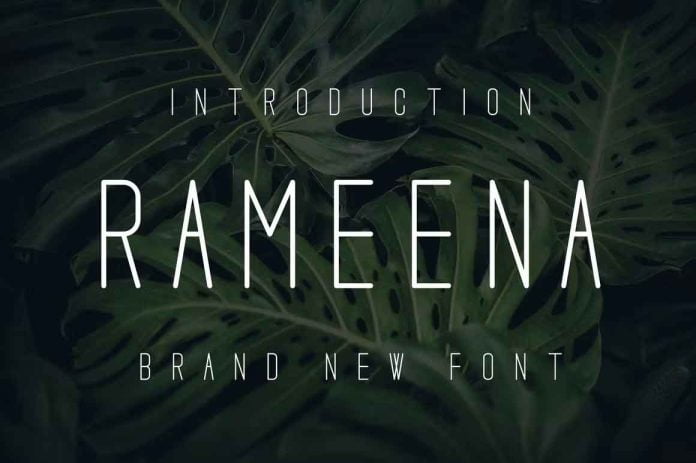 Rameena font