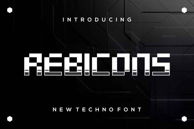 Rebicons Font