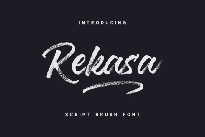 Rekasa Brush Font