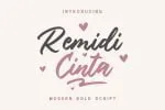 Remidi Cinta Font