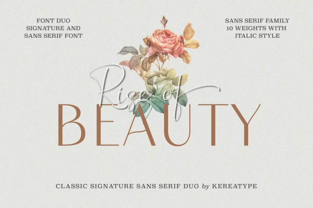 Rise of Beauty Font