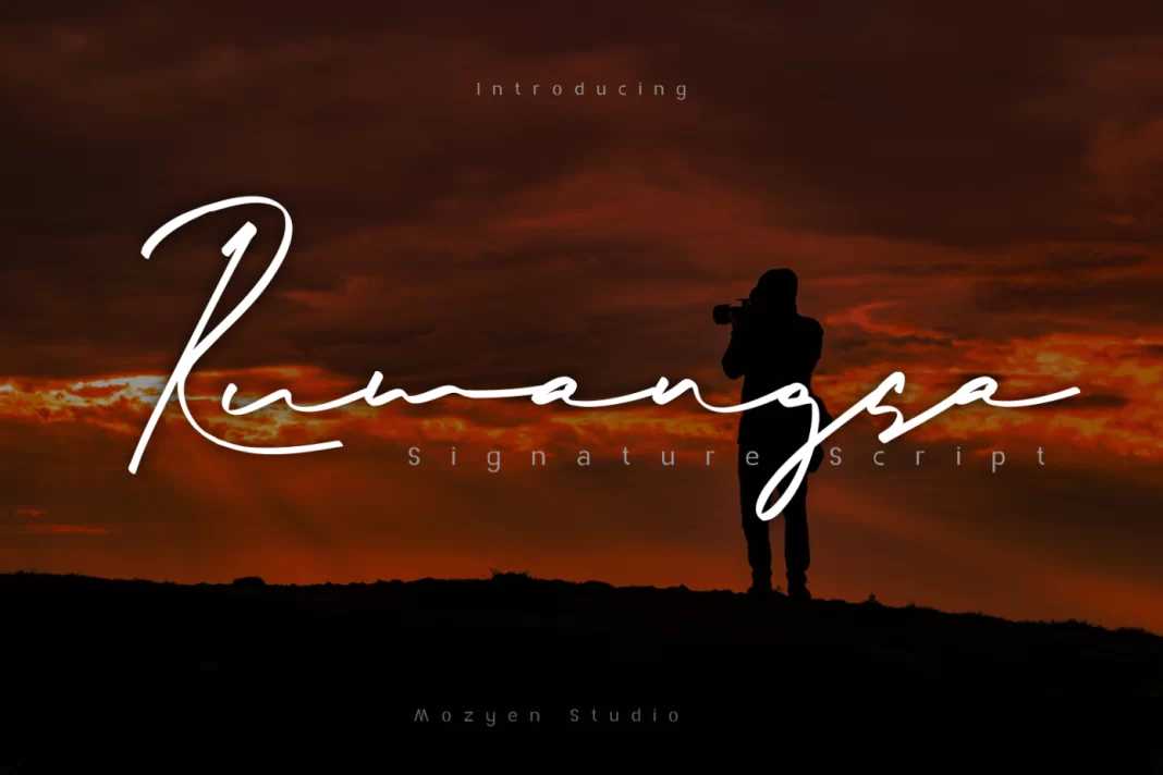 Rumangsa Handwritten Font