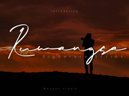 Rumangsa Handwritten Font