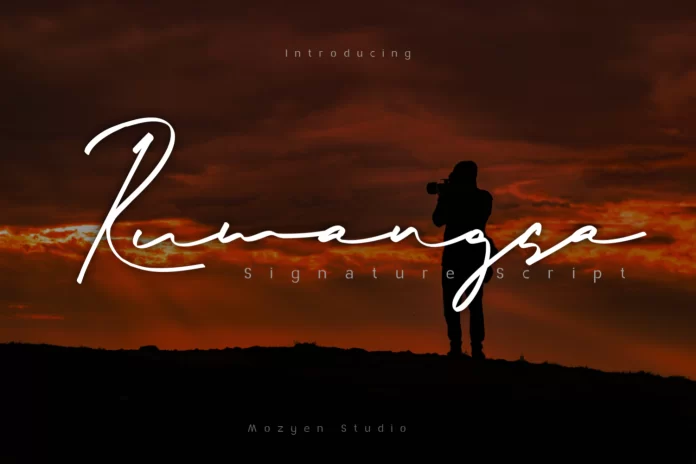 Rumangsa Handwritten Font