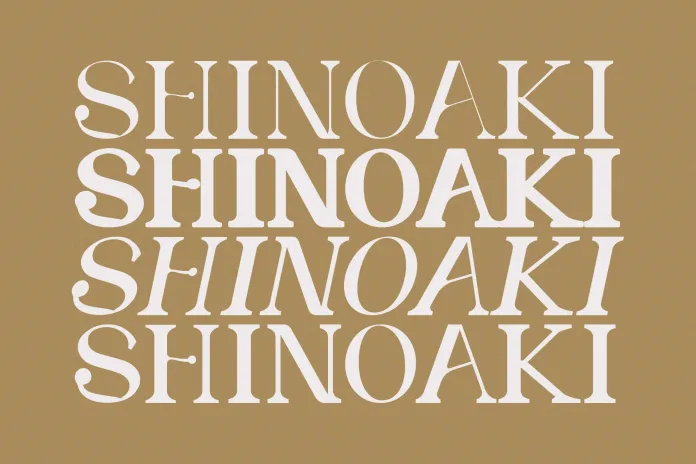 SHINOAKI Serif Font