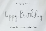 Scoppy Line Font