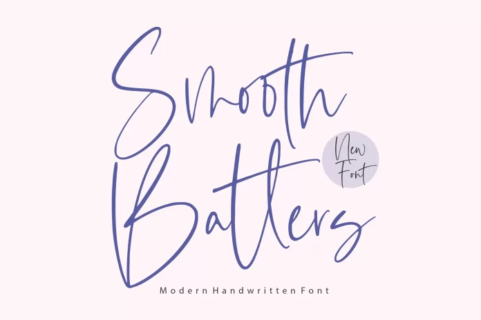 Smooth Batters Script Font